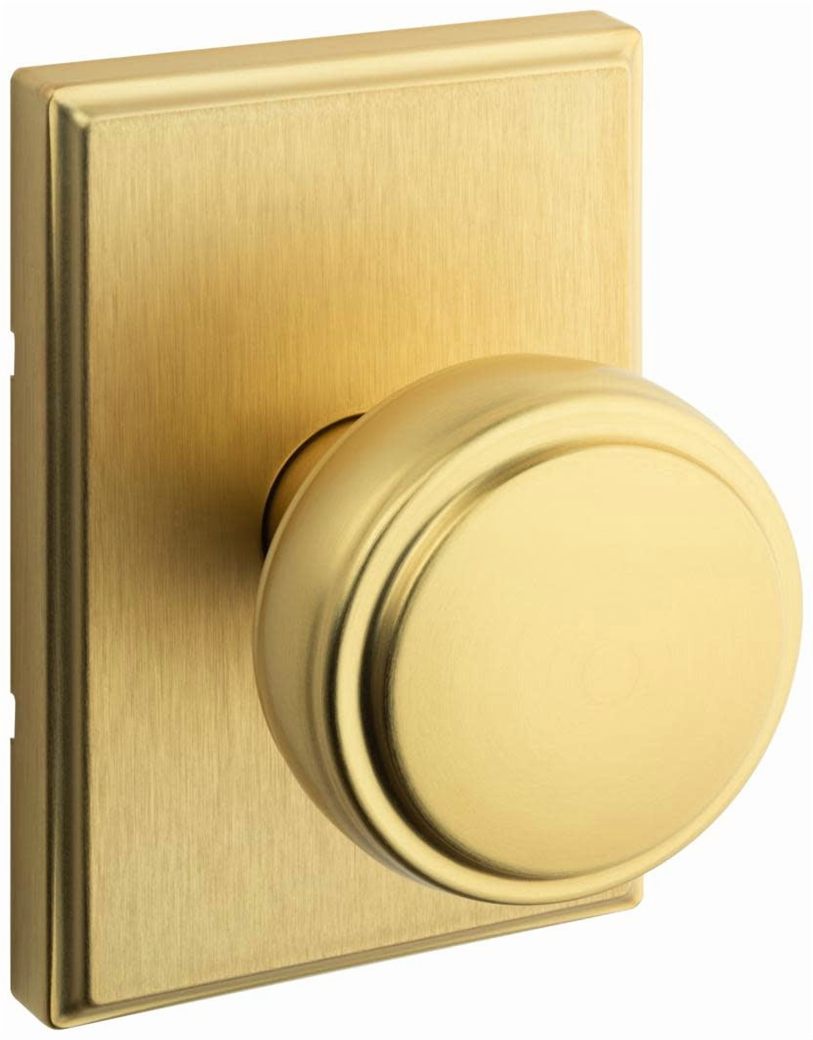 Kwikset 720SOKTRCT-4 Sora Passage Door Knob Set - Brass
