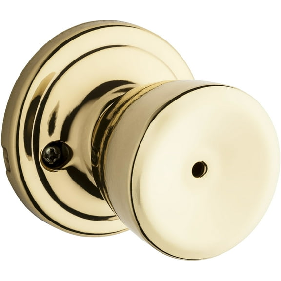 Kwikset 730A Signature Series Abbey Privacy Door Knobset - Brass
