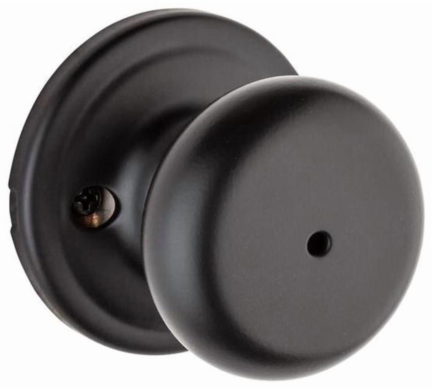 Kwikset 730H-514 Signature Series Hancock Privacy Door Knob - Black