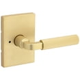 thumbnail image 1 of Kwikset 730MALRCT-4 Mirada Privacy Door Lever Set - Brass, 1 of 7