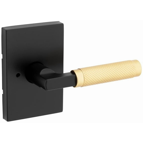 Kwikset 730Pvlrct Prava Privacy Door Lever Set - Black