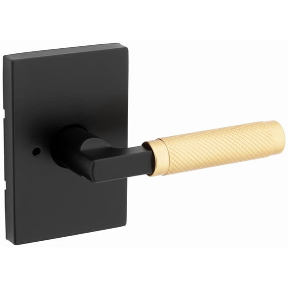 Kwikset 730PVLRCT-5144 Prava Privacy Door Lever Set - Black