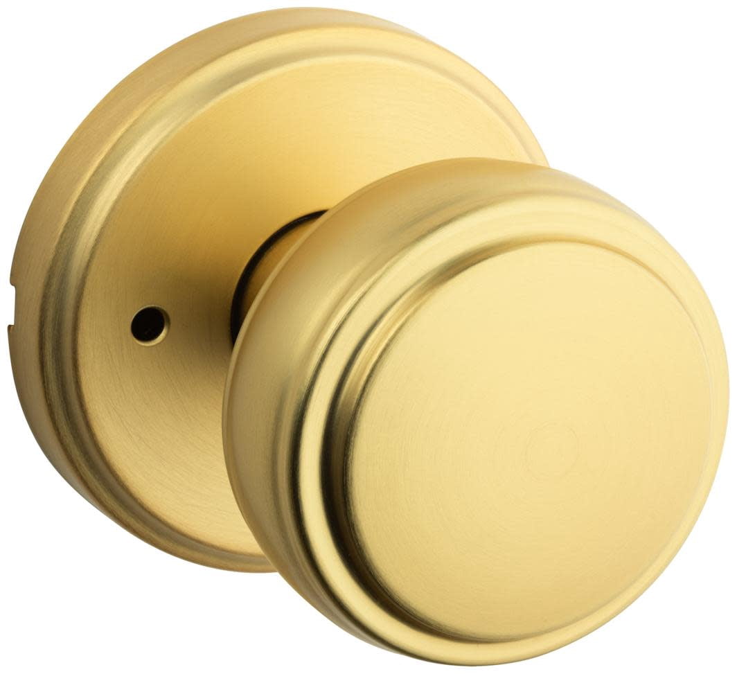 Kwikset 730SOK-4 Sora Privacy Door Knob Set - Brass