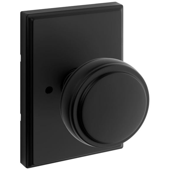 Kwikset 730Soktrct Sora Privacy Door Knob Set - Black