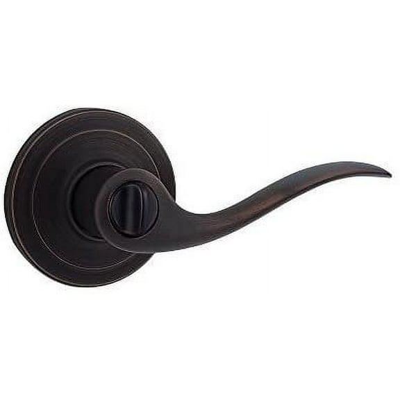 Kwikset 730TNL 11P CP Tustin Bed/Bath Lever, Venetian Bronze Pack of 2