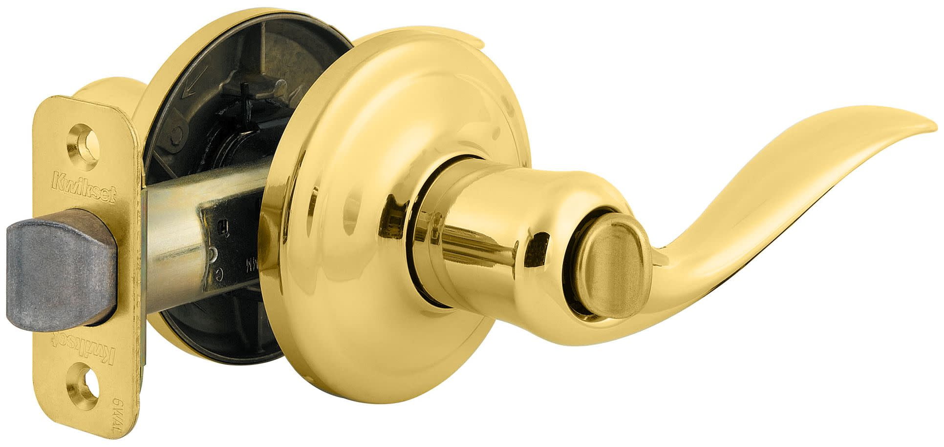 Kwikset 730Tnl Signature Series Tustin Privacy Door Leverset Brass