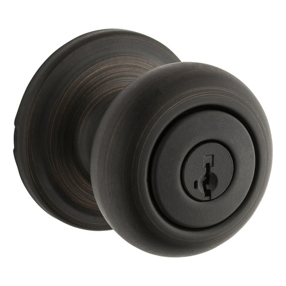Kwikset 740H-S Hancock Keyed Entry Single Cylinder Knob Set - Bronze