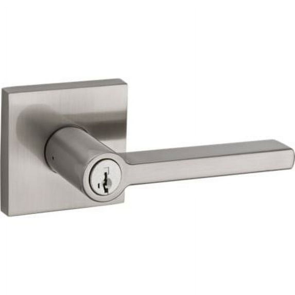 Kwikset 740HFL SQT 15 SMT CP K4 Halifax SmartKey Entry Lever Lockset, Satin Nickel - Quantity 1