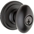 thumbnail image 1 of Kwikset 740L-S Laurel Keyed Entry Single Cylinder Door Knob - Black, 1 of 7