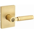thumbnail image 1 of Kwikset 740PVLRCT-4S Prava Single Cylinder Keyed Entry Lever Set - Brass, 1 of 7