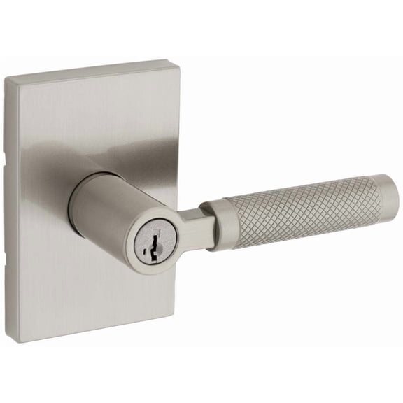 Kwikset 740PVLRCT-15S Prava Single Cylinder Keyed Entry Lever Set - Nickel
