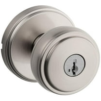 Kwikset 740Sok-S Sora Single Cylinder Keyed Entry Door Knob Set - Nickel
