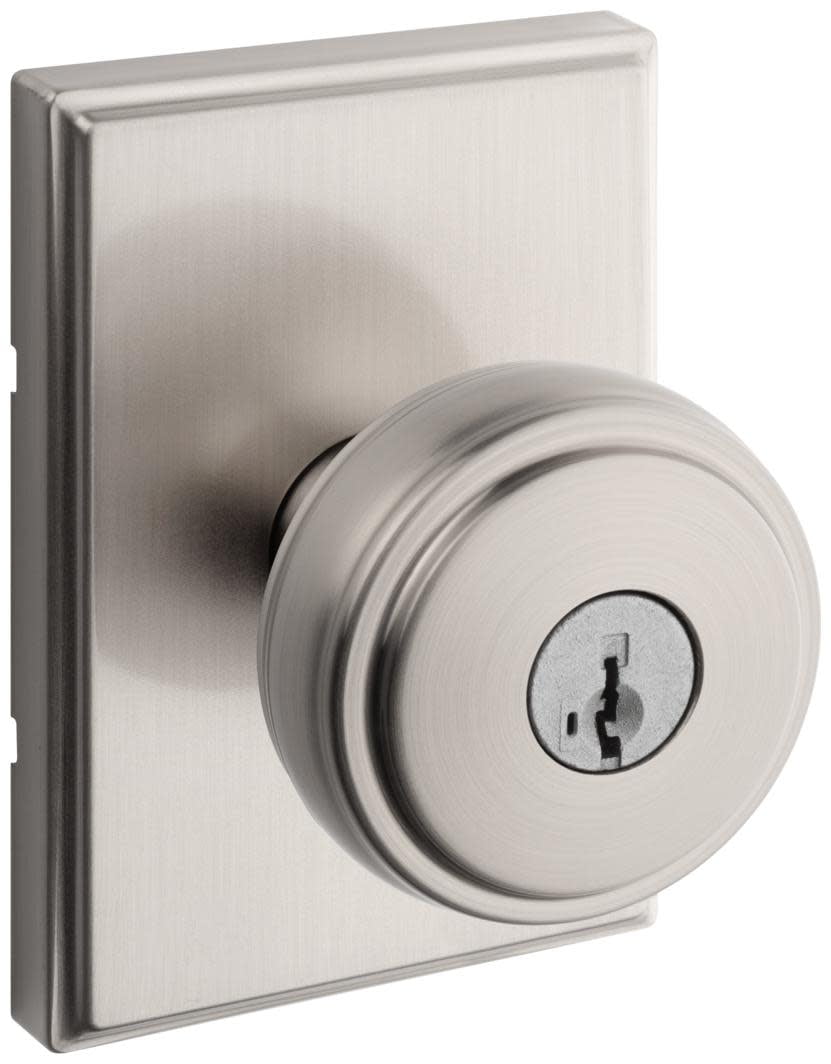 Kwikset 740SOKTRCT-15S Sora Single Cylinder Keyed Entry Door Knob Set - Nickel