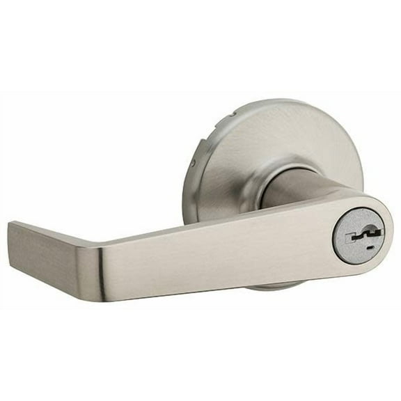 Kwikset 756KNL-15S Kingston Light Commercial Vestibule Door Lock Smart Key Satin Nickel Finish
