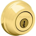 thumbnail image 1 of Kwikset 780-S.Strkp 780 Single Cylinder Keyed Entry Deadbolt - Brass, 1 of 7
