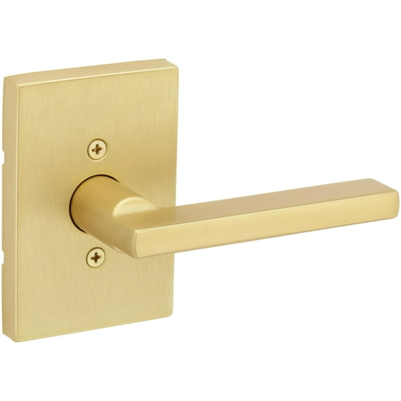 Kwikset 788Hflrct Halifax Non-Turning One-Sided Dummy Door Lever - Brass