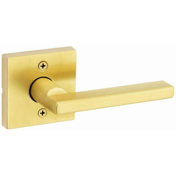 Kwikset 788Hflsqtv1 Halifax Non-Turning One-Sided Dummy Door Lever - Brass