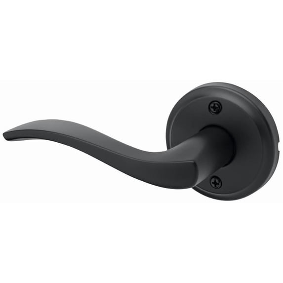 Kwikset 788SELLH-514 Sedona Left Handed Non-Turning One-Sided Dummy Door Lever - Black
