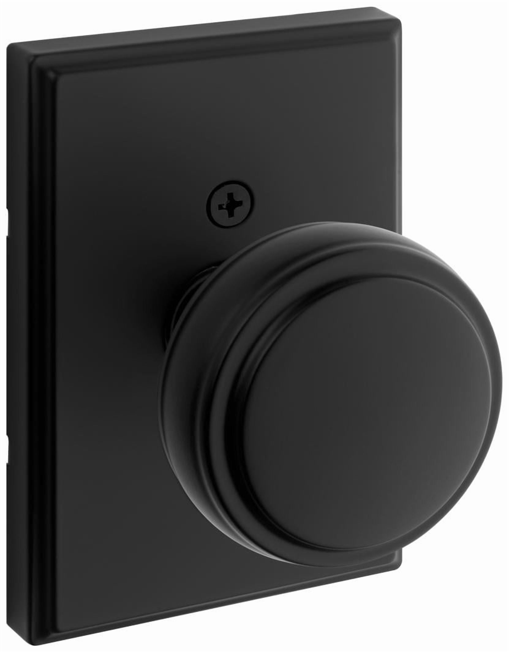 Kwikset 788SOKTRCT-514 Sora Non-Turning One-Sided Dummy Door Knob - Black