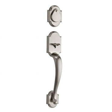 Kwikset 802AUHLIP-15 Austin Lever Dummy Exterior Handleset Satin Nickel Finish