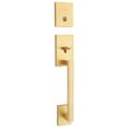 thumbnail image 1 of Kwikset 818SCELIP-4S.STRKP San Clemente Single Cylinder Keyed Entry Handleset - Brass, 1 of 7