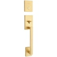 thumbnail image 1 of Kwikset 819Sce-Lip San Clemente Dummy Handleset, Exterior Only - Brass, 1 of 5