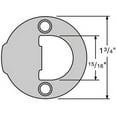 thumbnail image 1 of Kwikset 83929-15 Full Round Strike Satin Nickel Finish, 1 of 1
