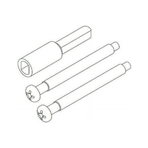 Kwikset 86129-3 Strike Door Parts, Bright Brass