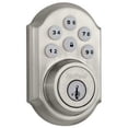 thumbnail image 1 of Kwikset 909 SmartCode Electronic Deadbolt featuring SmartKey in Satin Nickel — Construction & DIY Use, Standard Hardware Spec, 1 of 1