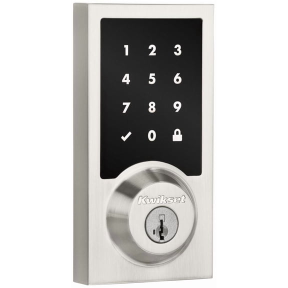 Open Box Kwikset 918Cntzw700-S Home Connect Contemporary Keyless Entry Electronic Touchscreen