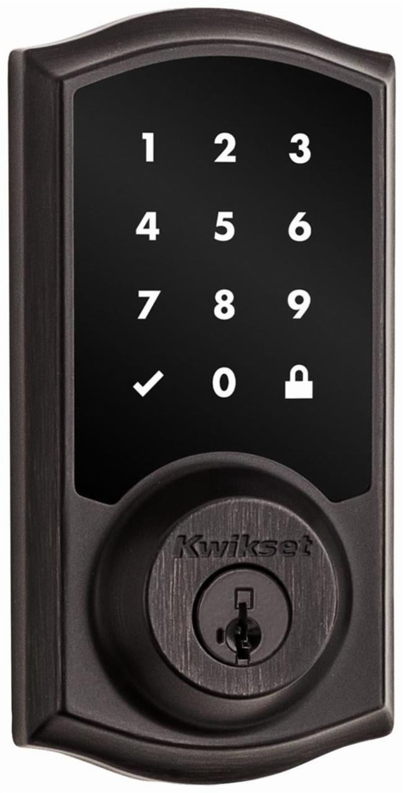 Keyless Connection Kwikset 918TRLZW700-11PS Home Connect Traditional Keyless Entry ...