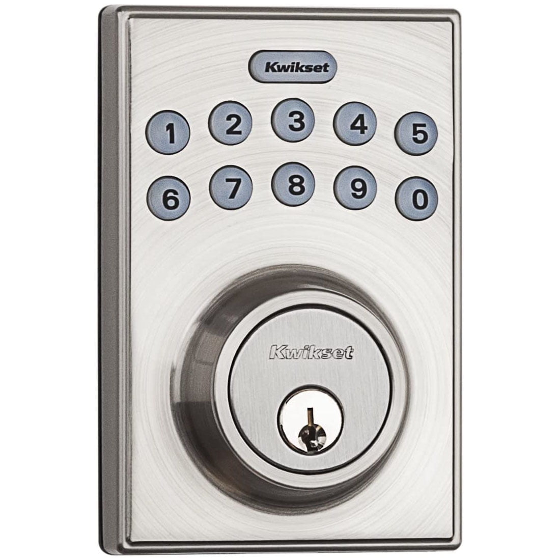 ❤️(^^)❤️ Satin Nickel 264 Contemporary Keypad Deadbolt | Kwikset