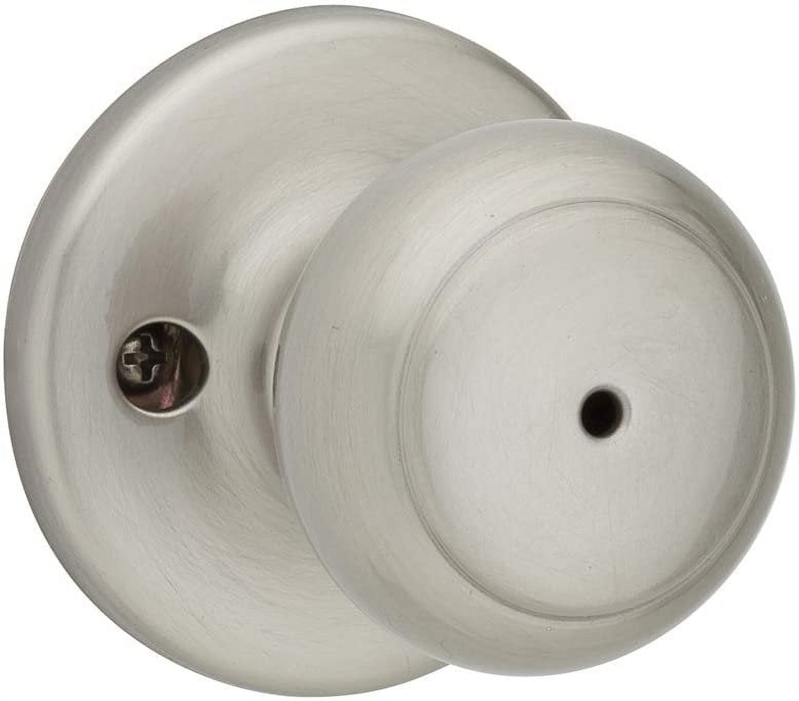 Kwikset 93001-628 Cove Privacy Bed/Bath Door Knob in Satin Nickel