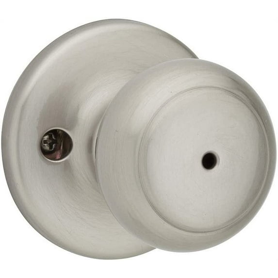 Kwikset 93001-628 Cove Privacy Bed/Bath Door Knob in Satin Nickel