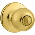 thumbnail image 1 of Kwikset 93001-873 Polo Bed & Bath Knob in Polished Brass, 1 of 1