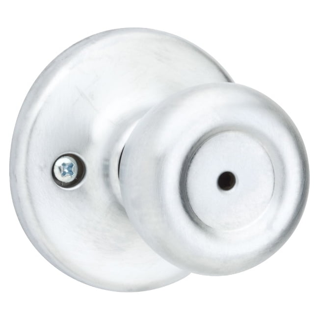 Tylo Satin Chrome Privacy Bed/Bath Door Knob Tylo Satin Chrome Privacy Bed/Bath Door Knob