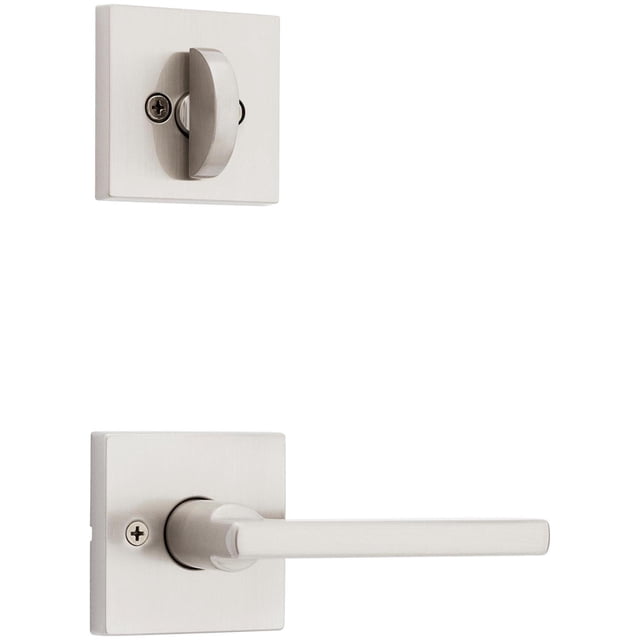 Kwikset 966Hflsqt.Univ Halifax Lever Single Cylinder Interior Pack - Nickel