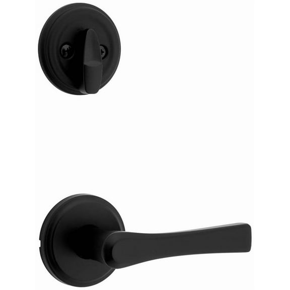 Kwikset 966Kal.Univ Katella Lever Single Cylinder Interior Pack - Black