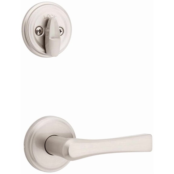 Kwikset 966Kal.Univ Katella Lever Single Cylinder Interior Pack - Nickel