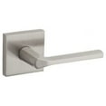 thumbnail image 1 of Kwikset 966LSLSQT-15 Lisbon Lever with Square Rose Interior Single Cylinder Handleset Trim Satin Nickel Finish, 1 of 2