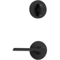 Kwikset 966Lrlrdtlh.Univ Ladera Left Handed Lever Single Cylinder Interior Pack - Black