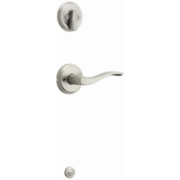 Kwikset 966Sellh.Univ Sedona Left Handed Lever Single Cylinder Interior Pack - Nickel
