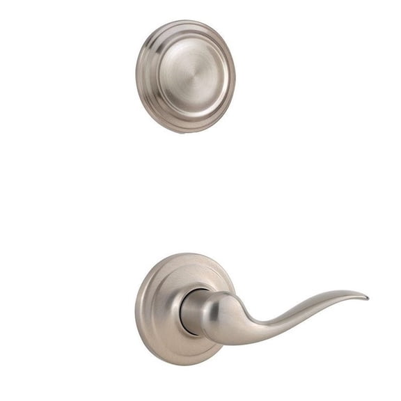 Kwikset 968TNL RH 15 Tustin Satin Nickel Right-Handed Interior Pack Dummy Lever