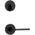 thumbnail image 1 of Kwikset 971Lslrdtv1 Lisbon Lever Single Cylinder Interior Pack - Black, 1 of 1