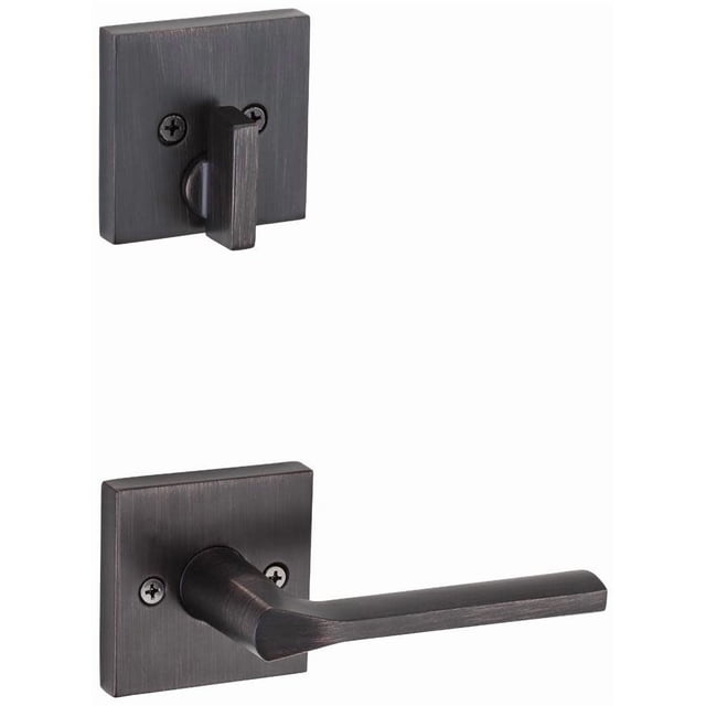 Kwikset 971Lslsqtv1 Lisbon Lever Single Cylinder Interior Pack - Bronze