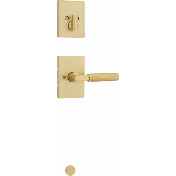 Kwikset 971PVLRCT-4 Prava Lever Keyed Entry Interior Pack - Brass