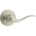thumbnail image 1 of Kwikset 97300-817 Tustin Traditional Wave Bedroom/Bathroom Privacy Locking Door Lever Handle in Satin Nickel,, 1 of 4