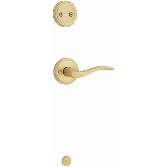 Kwikset 973Sellh Sedona Left Handed Lever Dummy Interior Pack - Brass