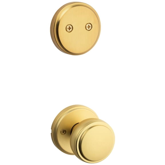 Kwikset 973Sok Sora Knob Dummy Handleset Interior Pack - Brass
