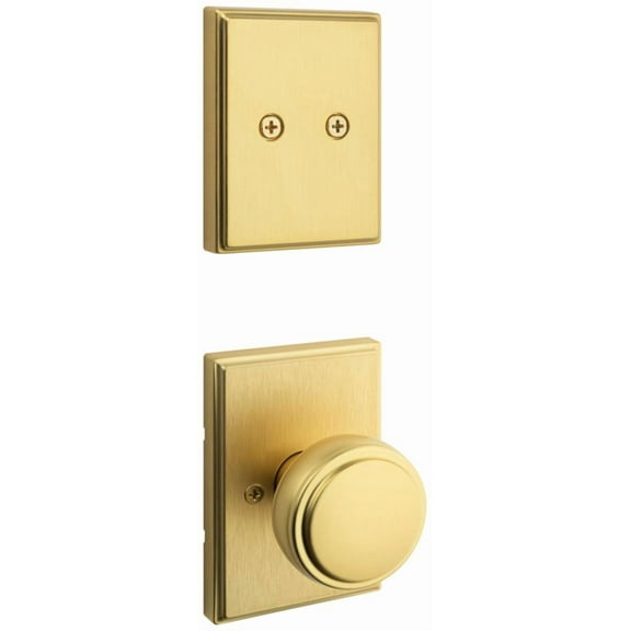 Kwikset 973Soktrct Sora Knob Dummy Handleset Interior Pack - Brass